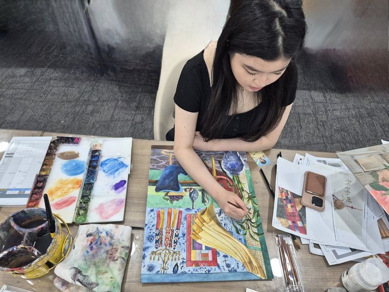 How to Use AI to Translate Korean Artist Statements - Royal Blue Art 수업 현장