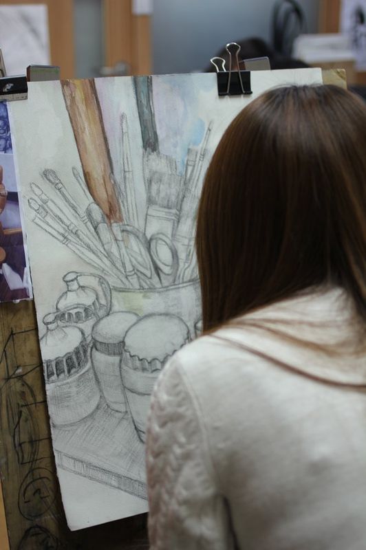 CalArts Experimental Animation Program: Deep Dive - Royal Blue Art 작업 공간